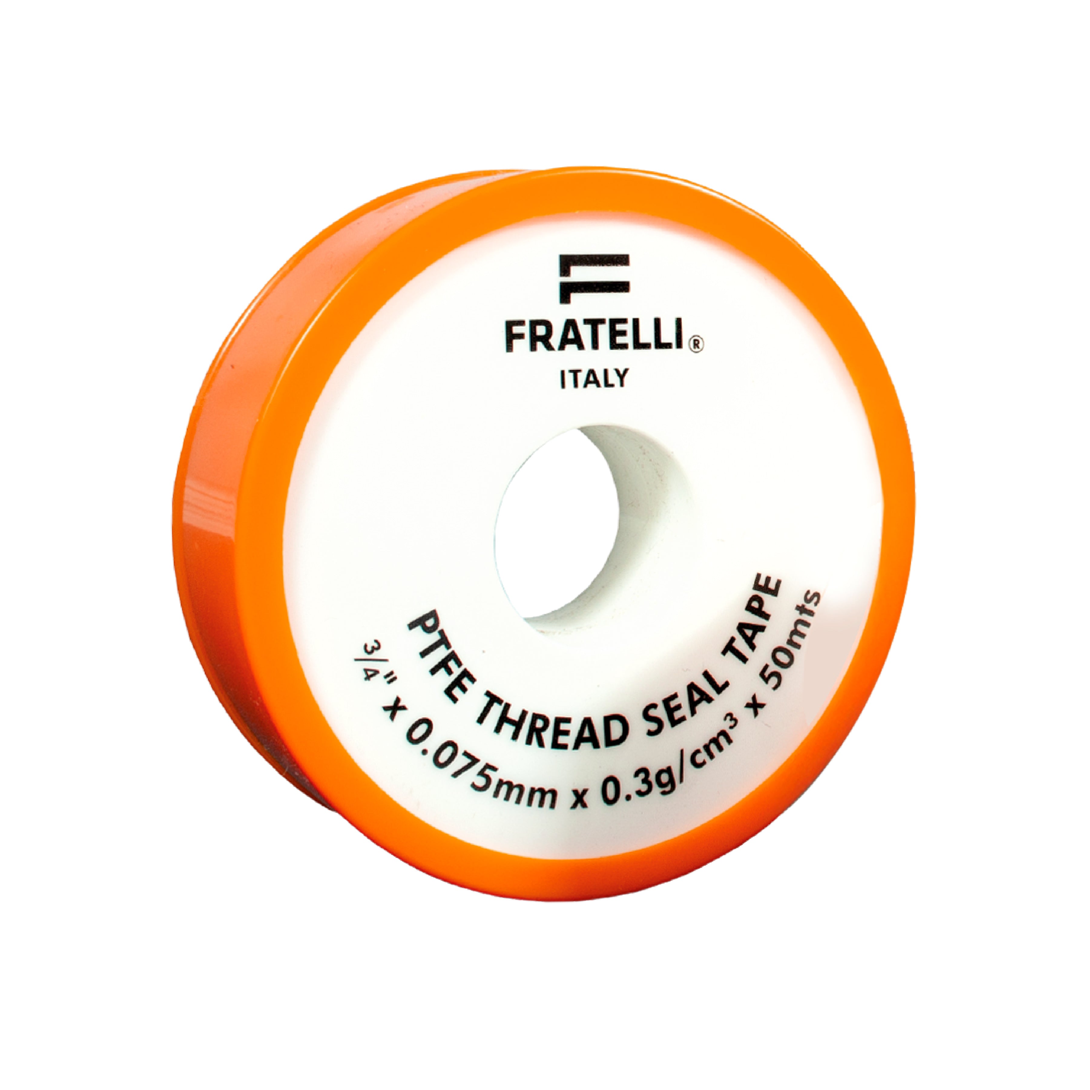 Cinta Teflón 3/4"X 50 MT X 0.3G/CM 3 X0.075 Fratelli